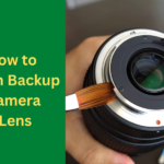 how to clean backup camera-lens